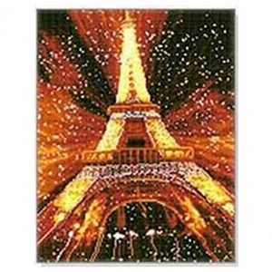 DIY 풍경시리즈 보석십자수 에펠탑의 불빛 40X50