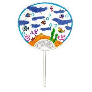 여름바다 스티커 부채만들기 유치원미술 미술세트